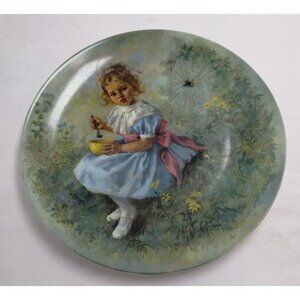 Little Miss Muffet Plate Mother Goose John McClelland Limited Ed Reco 1981